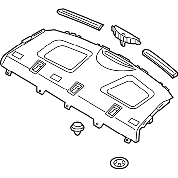 Kia 85610A7090WK Trim Assembly-Package Tray