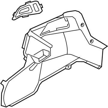 Kia 85740A7000WK Trim Assembly-Luggage Side