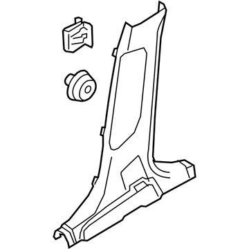 Kia 85845S9500LBR Pad U