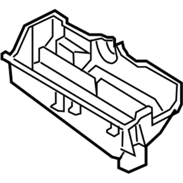 Kia 972582J000 Case-Heater & EVAPORATOR Lower