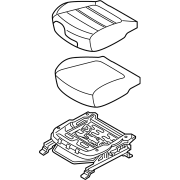 Kia 88100C6500C61 Cushion Assembly-Front Seat