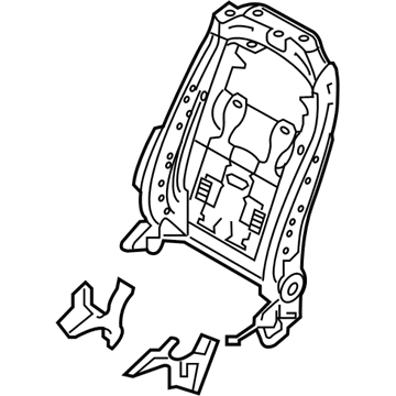 Kia 88310C6100 Frame Assembly-Front Seat B