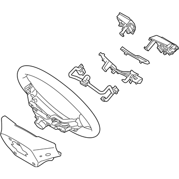 Kia 56100A9EA0WK Steering Wheel Assembly