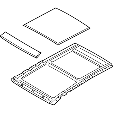 Kia 816201U500 Panoramaroof Frame Assembly