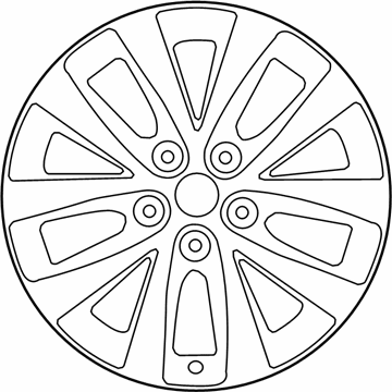 Kia 52910A8610 Wheel Assembly-Aluminium