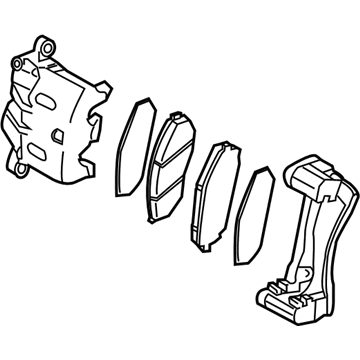 2006 Kia Sorento Brake Caliper - 581103E700