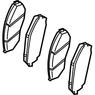 Kia Sorento Brake Pad Set - 581013EU00