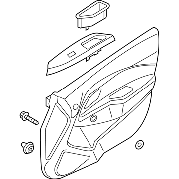 Kia 823081W055DCP Panel Assembly-Front Door