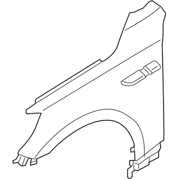 Kia 663113T000 Panel-Fender LH