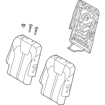Kia 89400R5220MQV Back Assembly-Rr Seat RH