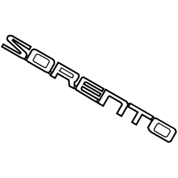 Kia 86310C6000 Sorento-Emblem