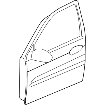 Kia 0K58A59020A Panel Assembly-Door,LH