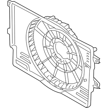 2023 Kia Forte Fan Shroud - 25350F3300