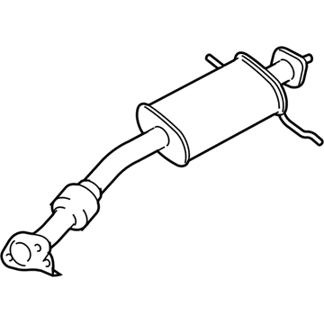 Kia 28610FD200 Front Muffler Assembly