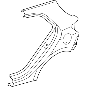 Kia 71504H9C00 Panel Assembly-Quarter Outer