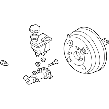 Kia 585001D051 Booster & Master Cylinder