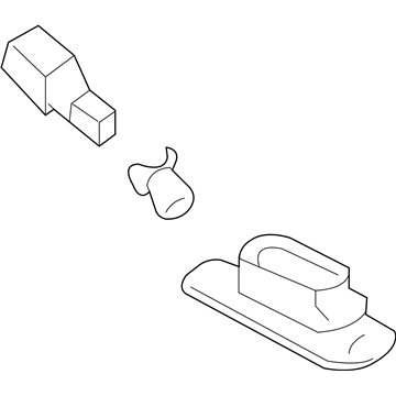 Kia 92501F6000 Lamp Assembly-License Plate