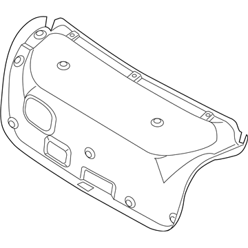 Kia 817502F511LK Trim Assembly-Trunk Lid