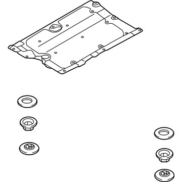 Kia 84145A8000 Under Cover Assembly-FLO