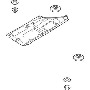 Kia 84147D4500 Under Cover Assembly-FLO