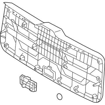 Kia 817502K500WK Panel Assembly-Tail Gate