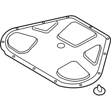 Kia 81125J6000 Pad-Hood Insulating