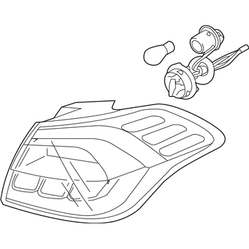 Kia 92401A7130 Lamp Assembly-Rear Combination