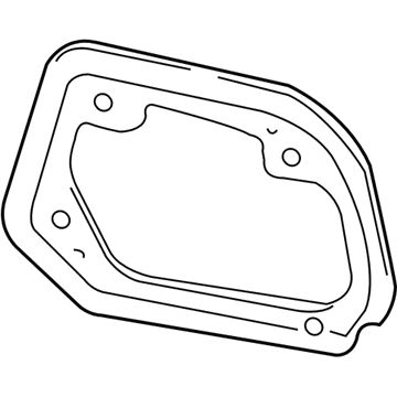 Kia 924533C100 Sealing Rubber-Rear Combination