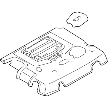 Kia 2924039880 Engine Cover Assembly