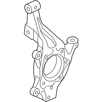 Kia 51710E6101 KNUCKLE-Front Axle,L