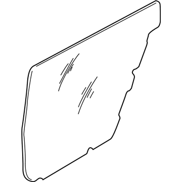 Kia 0K2AB73861 Screen-RDOOR,LH