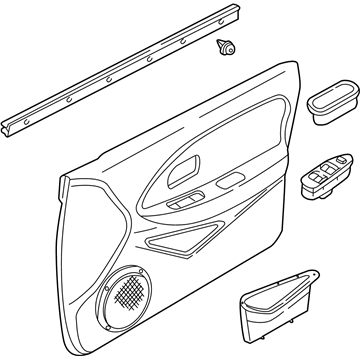 Kia 0K2NA68420K96 Trim-FDOOR,RH