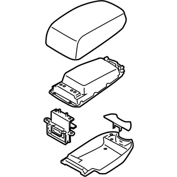 Kia 846602F700F6 Console Armrest Assembly