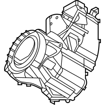 Kia 97954R0100 Case-Rear Blower,RH