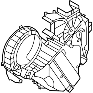 Kia 97957R0100 Case-Rear Blower,LH