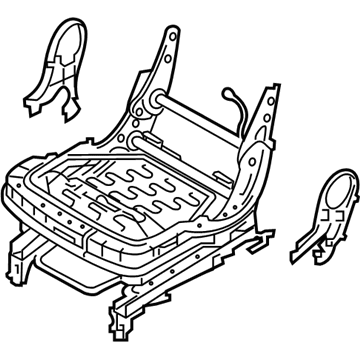 Kia 89600C6010 Mech & Recl Assembly,RH