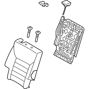 Kia 89400C6120C67 Back Assembly-2ND Seat,R