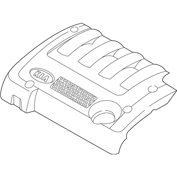 Kia 292402Y600 Engine Cover Assembly