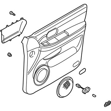 Kia 2K53D68420B3 Trim-Front Door,LH