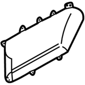 Kia 0K53A68424GE Cover-Pocket,LH