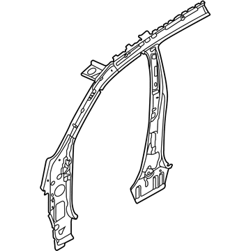 Kia 712021U700 Pillar Assembly-Front Inner R