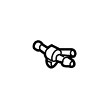 Kia MD06167505 Clip-Washer Pipe