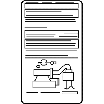 Kia 3245026912 Label-Emission Control