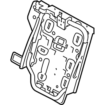 Kia 894101U010 Frame Assembly-Rear Seat Back