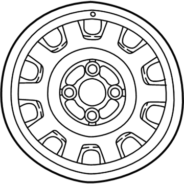 1997 Kia Sephia Spare Wheel - K9965065540