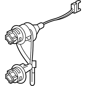 Kia 92451H9200 Rear Holder & Wiring