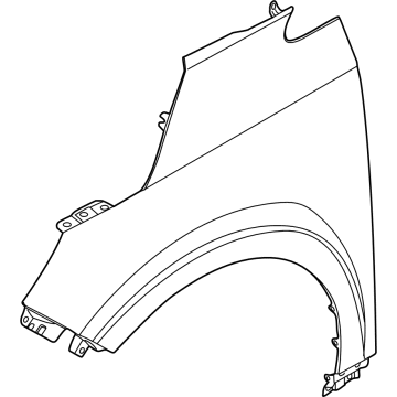 Kia 66321R0000 Panel-Fender,RH