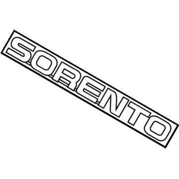 Kia 863102P000 Sorento-Emblem
