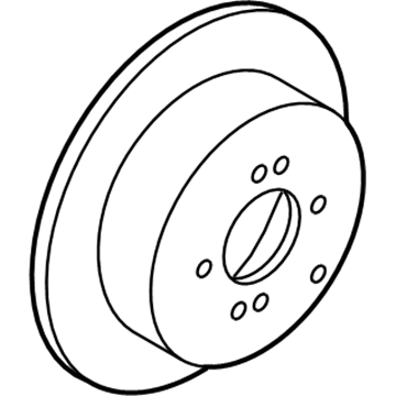 Kia 584111C800 Disc-Rear Brake