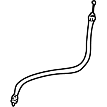 Kia Sedona Fuel Door Release Cable - 0K55242430A